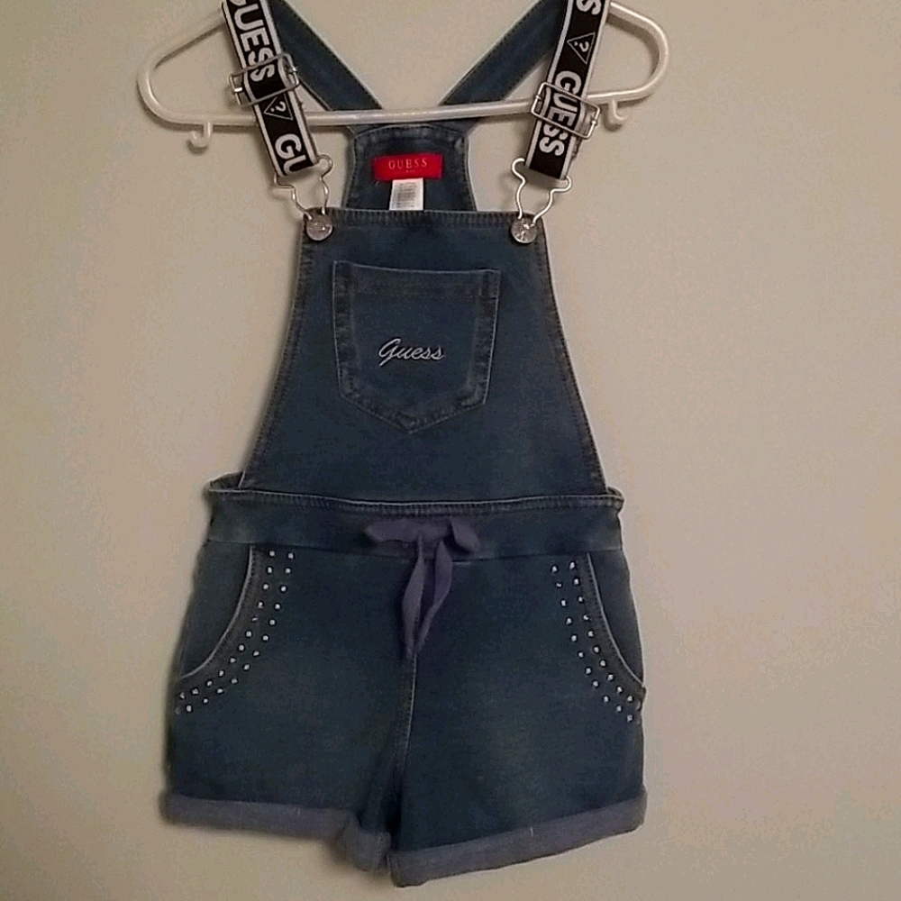 Guess Demin Overall Shorts